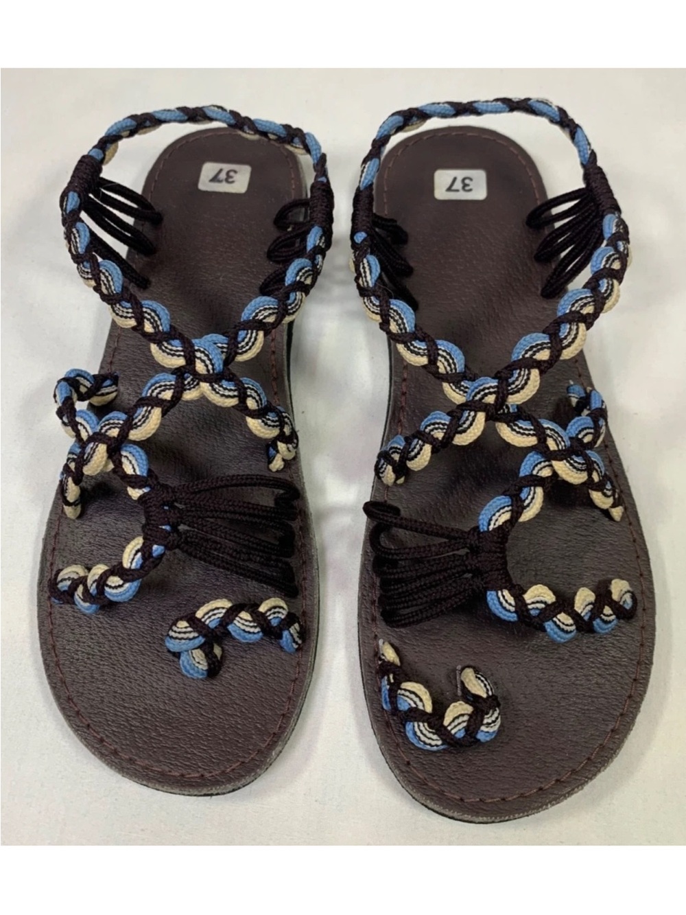 Freeway The Original Braided Sandal Women Size 37 (6.5-7)